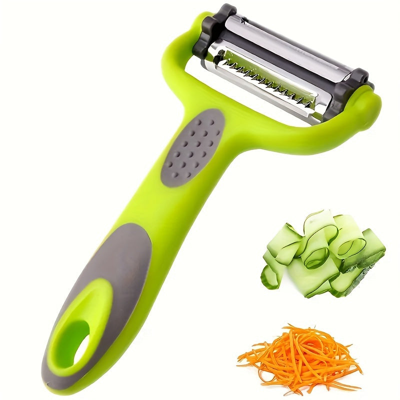 3 in 1 Vegetable Peeler - Fruit Peeler, Kitchen Vegetable Peeler, Potato Peeler, Multi-function Vegetable Cutter, Fruit/Vegetable/Carrot Slicer, Kitchen Tools, Kitchen Accessories, Fruit Peeler