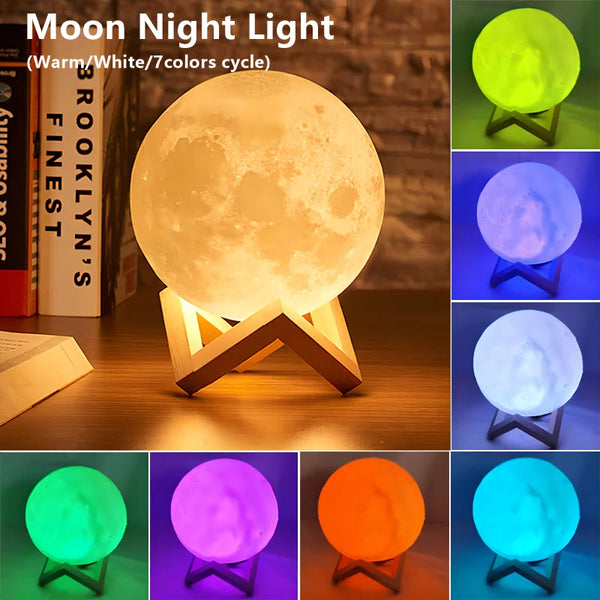 Enchanting Galaxy Moon Lamp
