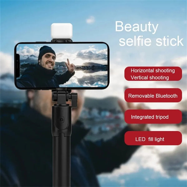Smart Selfie Stick with Light