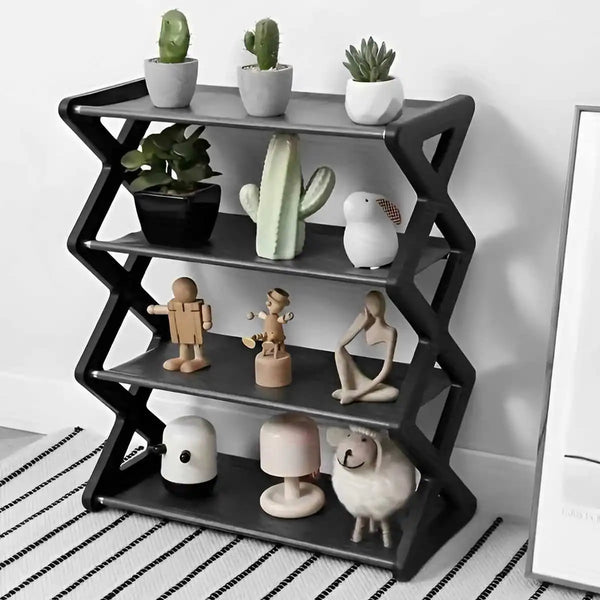 Stylish X-Shape Shoe Rack
