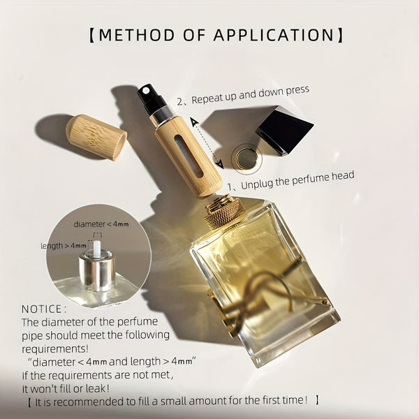 Elegant Bamboo Perfume Sprayer